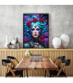 Puzzle 1000 pezzi Gothic Flowers Portrait