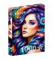 Puzzle da 1000 Pezzi - Rainbow Flower Portrait