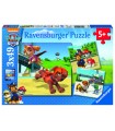 3 Puzzle da 49 Pezzi - Paw Patrol B