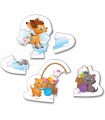 4 Puzzle in 1 - My First Puzzles: Amici Animali della Disney