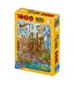 Puzzle da 1000 Pezzi - Cartoon: Sagrada Familia