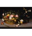 Puzzle da 1000 Pezzi - Bruegel the Elder: Flowers in a Basket and a Vase
