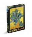 Puzzle da 1000 Pezzi Vincent Van Gogh Vase with Irises Against a Yellow Background