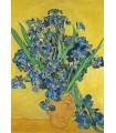 Puzzle da 1000 Pezzi Vincent Van Gogh Vase with Irises Against a Yellow Background