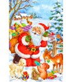Puzzle da 60 Pezzi - Santa Claus with Toys and Animals