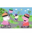 Puzzle da 24 Pezzi Maxi - Peppa Pig: L'Attiva Giornata di Peppa