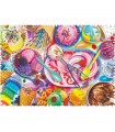 Puzzle da 600 Pezzi Crazy Shapes - Sweet Dream
