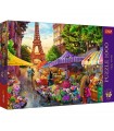 Puzzle da 1000 Pezzi - Premium Plus - Tea Time: Flower Market, Paris
