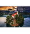 Puzzle da 1000 Pezzi - Premium Plus - Photo Odyssey: Lake Bled, Slovenia