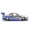Hollywood Rides Fast Furious 2002 Nissan Skyline GT R BNR34 Scala 1 24