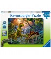 Puzzle da 100 Pezzi XXL - L'Oasi dei Dinosauri