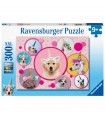 Puzzle da 300 Pezzi XXL - Cagnolini Unicorno