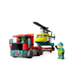 Lego - Trasportatore di elicotteri di salvataggio - 60343