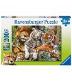 Puzzle da 200 Pezzi XXL - Grandi Felini
