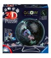 Puzzle da 180 Pezzi 3D - Glow in The Dark: Globo Costellazioni