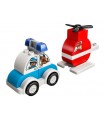 Lego - Elicottero antincendio e Auto della polizia - 10957