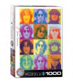 Puzzle da 1000 Pezzi - John Lennon Color Portraits