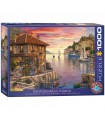 Puzzle da 1000 Pezzi - Davison, Dominic: Mediterranean Harbor