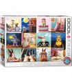 Puzzle da 1000 Pezzi - Lucia Heffernan: Funny Bunnies