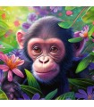 3 Puzzle da 49 Pezzi - Cuccioli della Giungla