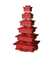 Tajuto - Gioco Gestionale di Reiner Knizia | Costruisci il tuo Villaggio nelle Pagode Giapponesi | 2-4 Giocatori, 45 Minuti