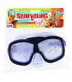 MASCHERA NUOTO JUNIOR 3 COL. ASS. BUSTA