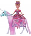 BAMBOLA PRINCIPESSA DA CM 26 CON CAVALLO