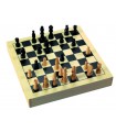 Scacchi dama e tris in legno 29 x 29 cm
