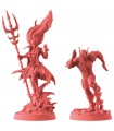 Zombicide - Seconda Edizione - Dark Nights Metal Pack 3: Espansione con The Drowned e The Red Death per 1-6 Giocatori!