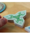 Triqueta - Gioco da Tavolo Strategico per Famiglie, 2-5 Giocatori, Età 7+, 20 Minuti di Divertimento e Creatività, Ghenos Game