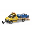 MB Sprinter trasporto BRUDER Roadster con luci e suono