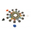 Nova Luna - Gioco da Tavolo Strategico per Famiglie e Amici (1-4 Giocatori, 8 Anni, 45 Minuti) - Djama Games, Piazzamento Tesser