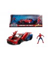 Marvel Spider-Man Ford GT del 2017 in scala 1:24 con personaggio di Spider-Man in die cast