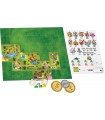 Meeple Land - Crea il tuo parco divertimenti ideale! Gioco da tavolo per 2-4 giocatori, età 8+, strategia e divertimento in 45 