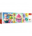 Puzzle da 1000 Pezzi Panorama - Colorful Cupcakes