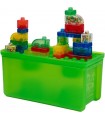 Jelly Blox - Scatola di Immagazzinaggio - 30 Blocchi Tattili da Costruzione