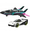 City - Jet contro Auto sportiva