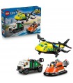 City - Remix aereo, camion di servizio e hovercraft