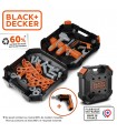 Black + Decker - Valigetta Attrezzi con Trapano