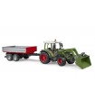  Trattore Fendt Vario 211 con benna e rimorchio