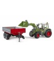  Trattore Fendt Vario 211 con benna e rimorchio