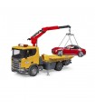Scania Super 560R Trasporto BRUDER Roadster con Luci e Suoni