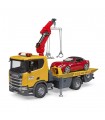 Scania Super 560R Trasporto BRUDER Roadster con Luci e Suoni
