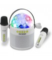 Amplificatore Wireless con 2 Microfoni Wireless e Disco Ball