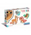 4 Puzzle in 1 - My First Puzzle: Forest Animals