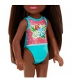 Barbie - Bambola Chelsea Costume a Pois Stampa Floreale