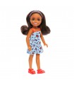 Barbie - Bambola Chelsea Abito Azzurro Arcobaleni e Dolci