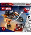 Super Heroes - Spider-Man vs. Ghost Rider in motocicletta