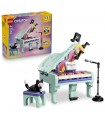 Creator - Pianoforte decorativo con gatto