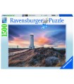 Puzzle da 1500 Pezzi Cielo Magico Sopra il Faro Akranes Islanda